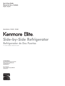Manual Kenmore 795.51863 Fridge-Freezer