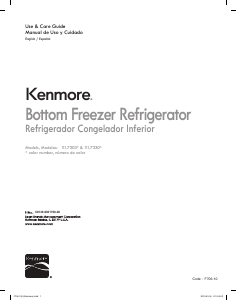 Manual Kenmore 111.73037 Fridge-Freezer