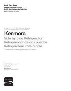 Mode d’emploi Kenmore 106.41172 Réfrigérateur combiné