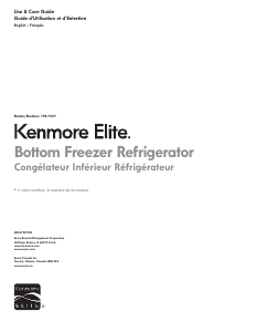 Mode d’emploi Kenmore 795.73132 Réfrigérateur combiné