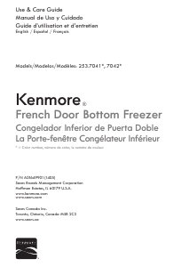 Handleiding Kenmore 253.70412 Koel-vries combinatie