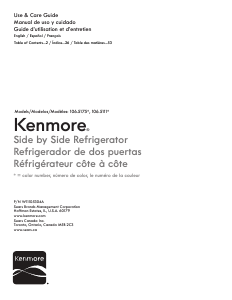 Manual de uso Kenmore 106.51115 Frigorífico combinado