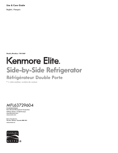 Mode d’emploi Kenmore 795.51829 Réfrigérateur combiné