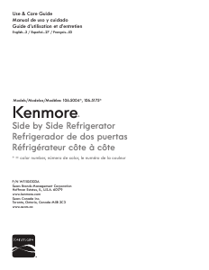 Manual de uso Kenmore 106.50049 Frigorífico combinado