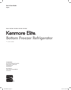 Manual Kenmore 795.79023 Fridge-Freezer