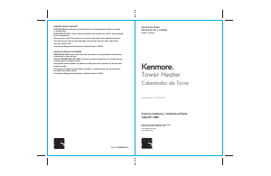 Manual de uso Kenmore EB65162 Calefactor