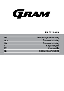 Bruksanvisning Gram FSI 3225-93 N Fryser