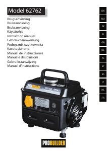 Brugsanvisning Probuilder 62762 Generator