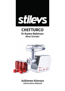 Kullanım kılavuzu Stilevs ChefTurco Kıyma makinesi