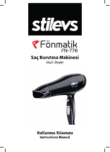 Manual Stilevs FN-778 Hair Dryer