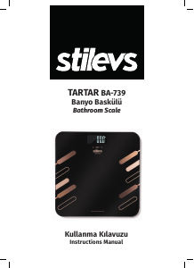 Kullanım kılavuzu Stilevs BA-739 Tartar Banyo tartısı