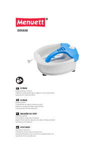 Manual Menuett 005-638 Foot Bath