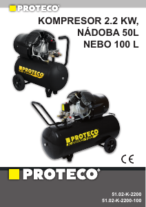 Návod Proteco 51.02-K-2200 Kompresor