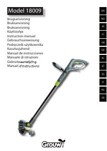 Bruksanvisning Grouw 18009 Gresstrimmer