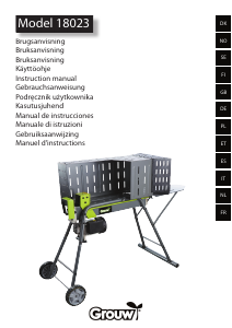 Mode d’emploi Grouw 18023 Fendeuse à bois