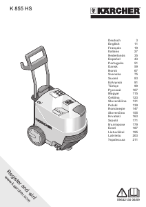 Kasutusjuhend Kärcher K 855 HS Survepesur