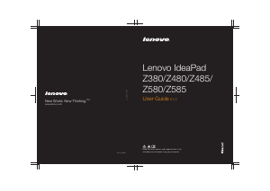 Manual Lenovo IdeaPad Z480 Laptop