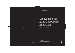 Handleiding Lenovo IdeaPad Z485 Laptop