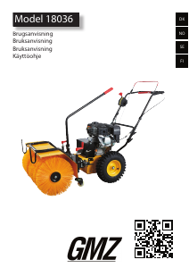 Manual GMZ 18036 Sweeper