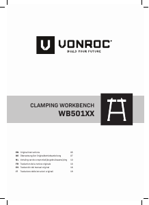 Manual de uso Vonroc WB501XX Banco de trabajo