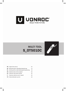 Bedienungsanleitung Vonroc S_OT501DC Multifunktionswerkzeug