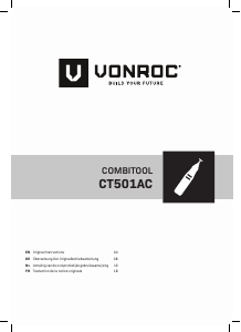 Handleiding Vonroc CT501AC Multitool