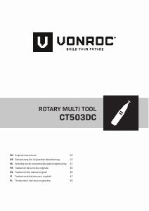 Manual Vonroc CT503DC Multitool