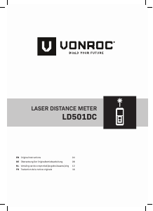 Handleiding Vonroc LD501DC Afstandsmeter