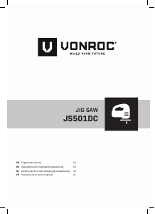 Handleiding Vonroc JS501DC Decoupeerzaag