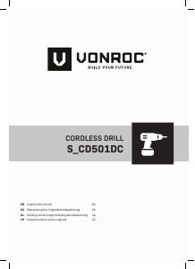 Mode d’emploi Vonroc S3_CD501DC Perceuse visseuse