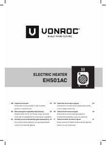 Manuale Vonroc EH501AC Termoventilatore
