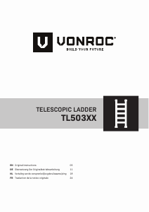 Mode d’emploi Vonroc TL503XX Echelle