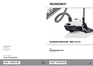 Bedienungsanleitung SilverCrest SBSS 750 A1 Staubsauger