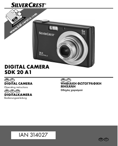 Handleiding SilverCrest SDK 20 A1 Digitale camera