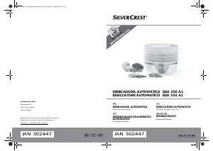Bedienungsanleitung SilverCrest SDA 350 A1 Lebensmitteltrockner