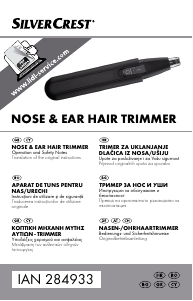 Manual SilverCrest IAN 284933 Nose Hair Trimmer