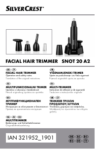 Manual SilverCrest SNOT 20 A2 Nose Hair Trimmer