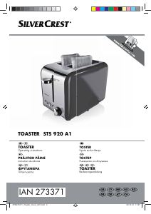Bedienungsanleitung SilverCrest IAN 273371 Toaster