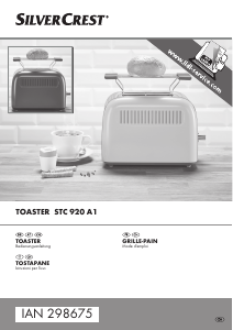 Bedienungsanleitung SilverCrest STC 920 A1 Toaster