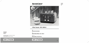 Manual SilverCrest STO 1500 A1 Prăjitor de pâine