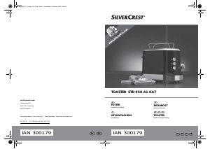 Bedienungsanleitung SilverCrest IAN 300179 Toaster