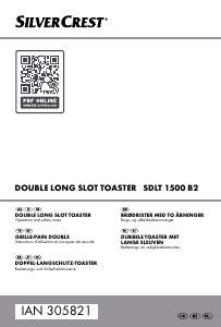 Manual SilverCrest SDLT 1500 B2 Toaster