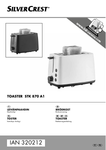 Bedienungsanleitung SilverCrest STK 870 A1 Toaster