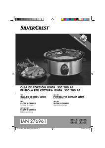 Manual SilverCrest IAN 276961 Panela de cozedura lenta