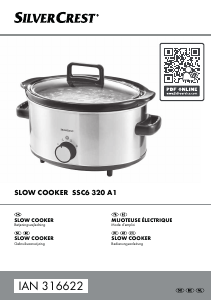 Handleiding SilverCrest SSC6 320 A1 Slowcooker