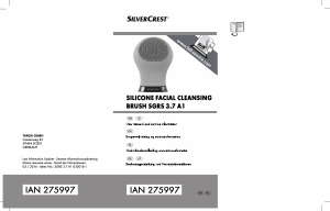 Bedienungsanleitung SilverCrest SGRS 3.7 A1 Gesichtsreinigungsbürste