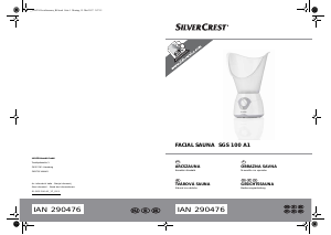 Manual de uso SilverCrest IAN 290476 Sauna facial