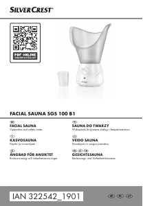 Manual SilverCrest SGS 100 B1 Facial Sauna