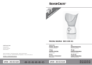 Handleiding SilverCrest IAN 303318 Gezichtssauna