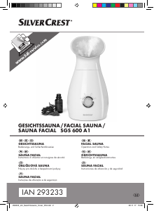 Manual SilverCrest SGS 600 A1 Sauna facial